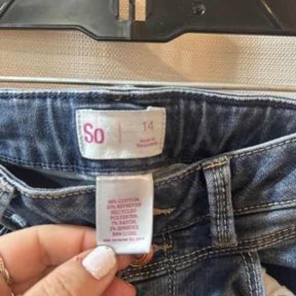 SO shorts girls size 14 - Picture 4 of 5